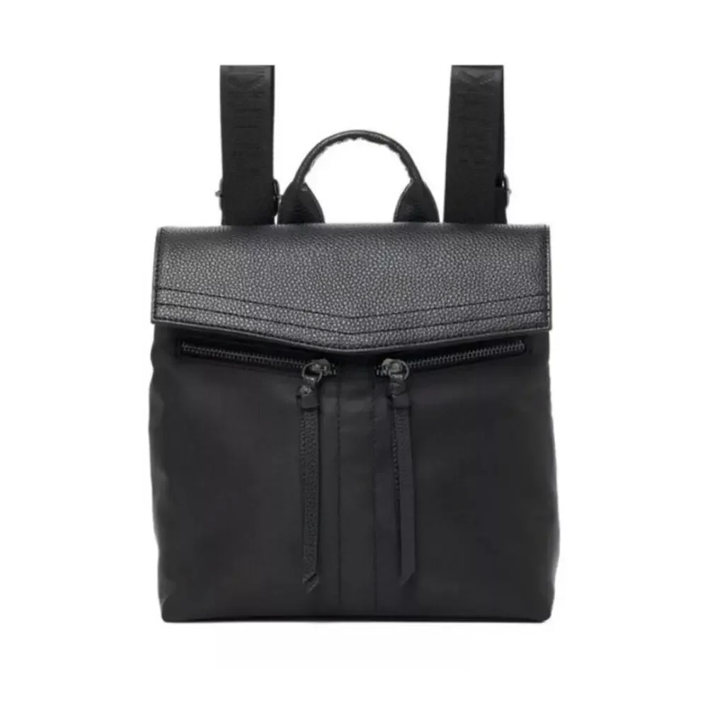BOTKIER Women's Trigger Mini Nylon Backpack Black One Size Lightweight NWT